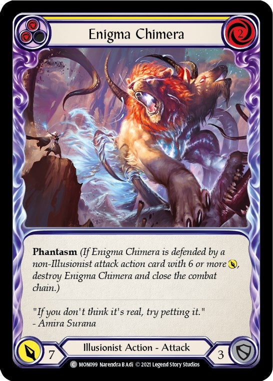 Enigma Chimera (Yellow) [MON099] [Monarch] Unlimited Edition Normal