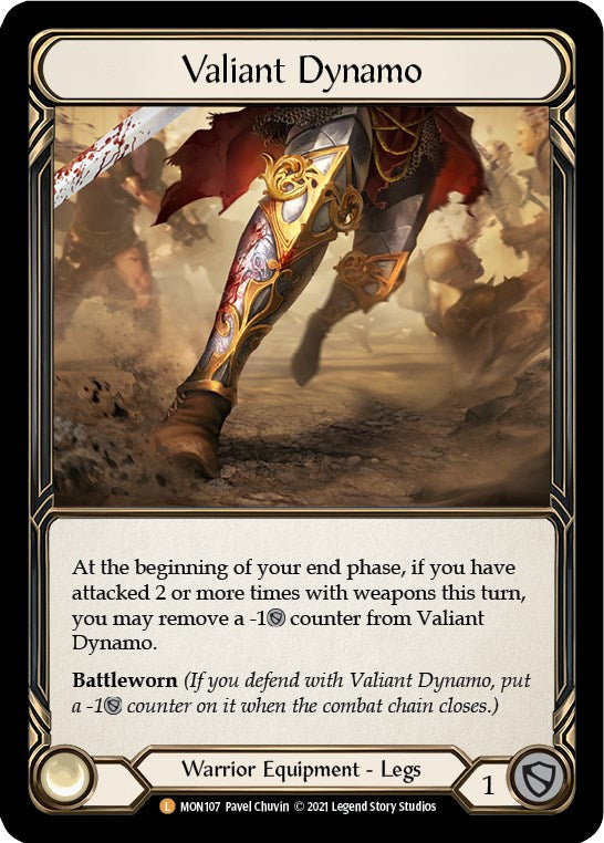 Valiant Dynamo [MON107] [Monarch] 1st Edition Cold Foil