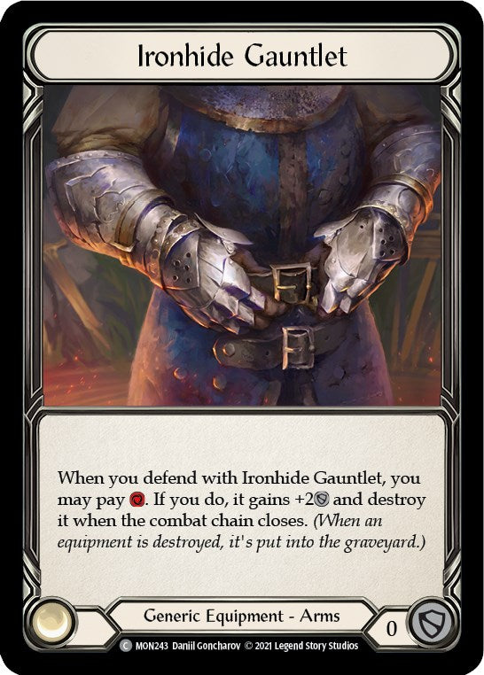 Ironhide Gauntlet [MON243] [Monarch] 1st Edition Normal