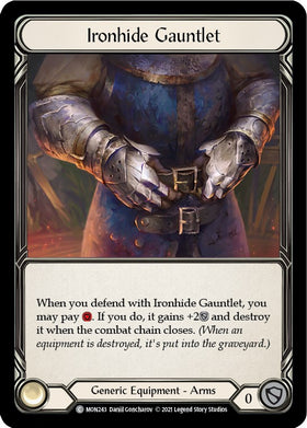Ironhide Gauntlet [MON243] [Monarch] 1st Edition Normal