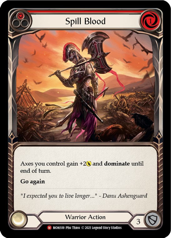 Spill Blood [MON109] [Monarch] 1st Edition Normal