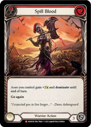 Spill Blood [MON109] [Monarch] 1st Edition Normal
