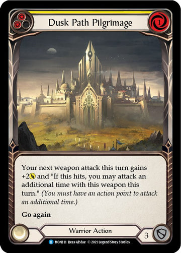 Dusk Path Pilgrimage (Yellow) [MON111] [Monarch] 1st Edition Normal