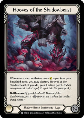 Hooves of the Shadowbeast [MON122] [Monarch] Unlimited Edition Normal