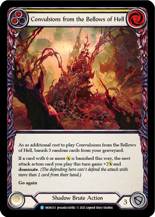 Convulsions from the Bellows of Hell (Yellow) [MON133] [Monarch] 1st Edition Normal