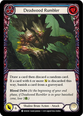 Deadwood Rumbler (Blue) [MON140] [Monarch] Unlimited Edition Normal