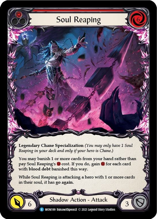 Soul Reaping [MON199] [Monarch] Unlimited Edition Rainbow Foil