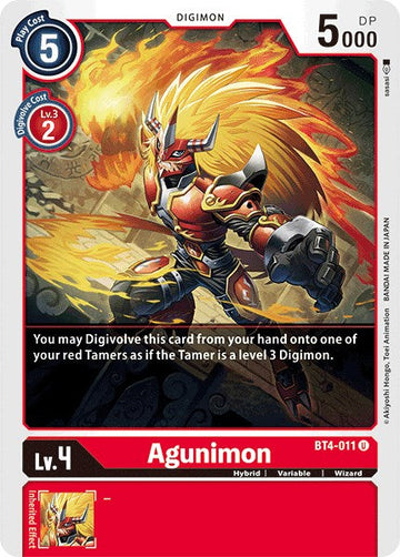 Agunimon [BT4-011 U] [Great Legend]