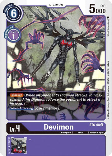 Devimon [ST6-08] [Starter Deck 06: Venomous Violet]