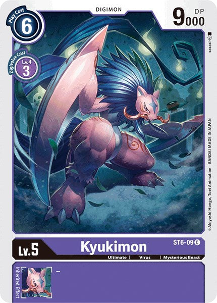 Kyukimon [ST6-09] [Starter Deck 06: Venomous Violet]