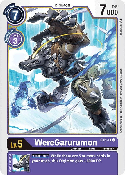 WereGarurumon [ST6-11] [Starter Deck 06: Venomous Violet]