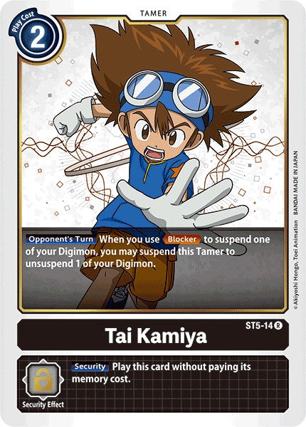 Tai Kamiya [ST5-14] [Starter Deck 05: Machine Black]