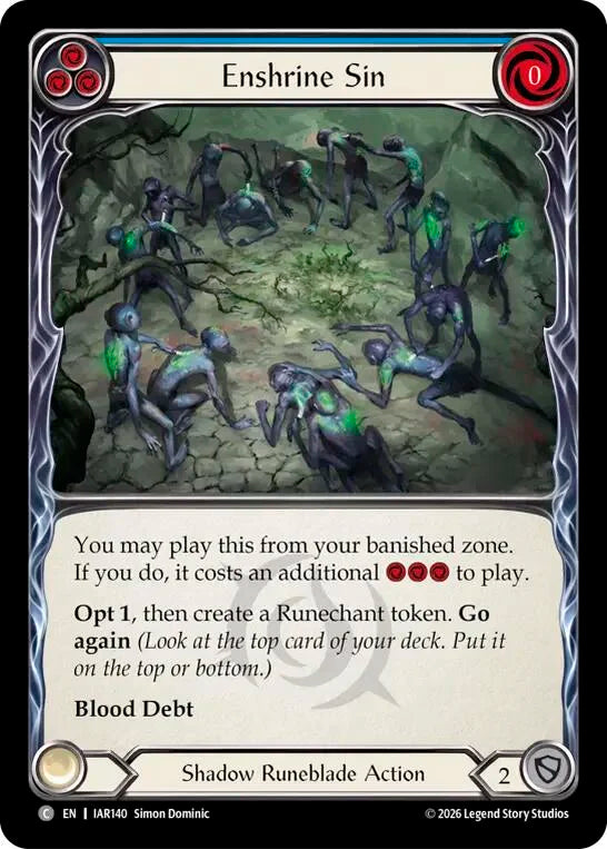 Enshrine Sin (Blue)