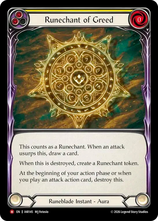 Runechant of Greed (Yellow)