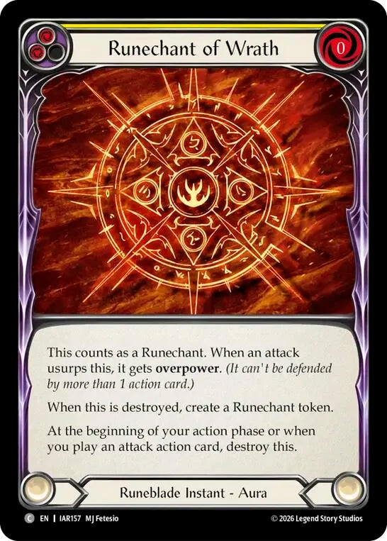 Runechant of Wrath (Yellow)