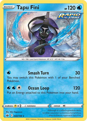 Tapu Fini [040/198] [Chilling Reign] Holofoil