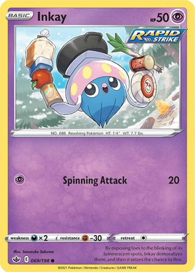 Inkay [069/198] [Chilling Reign] Reverse Holofoil