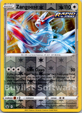 Zangoose [120/198] [Chilling Reign] Reverse Holofoil