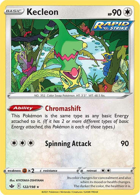 Kecleon [122/198] [Chilling Reign] Reverse Holofoil