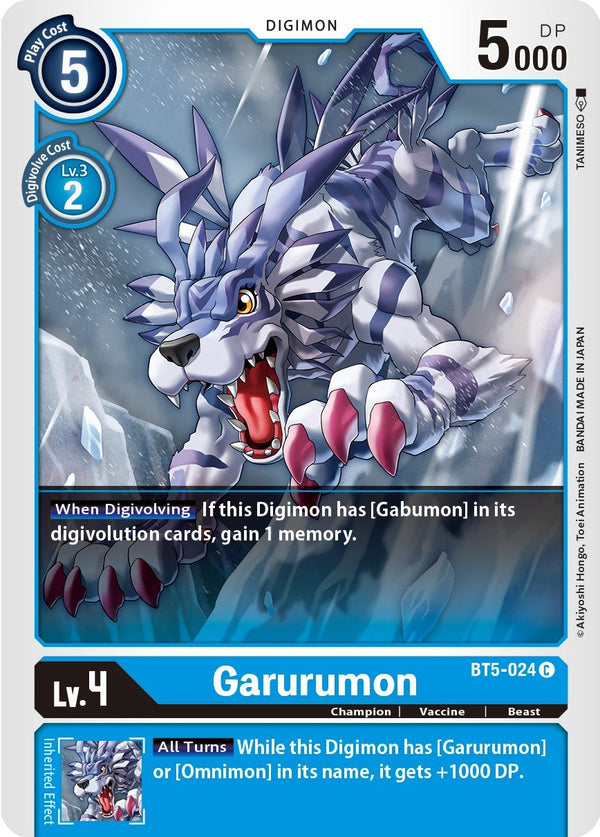 Garurumon [BT5-024] [Battle of Omni]