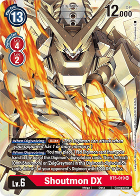 Shoutmon DX [BT5-019] [Battle of Omni] Foil