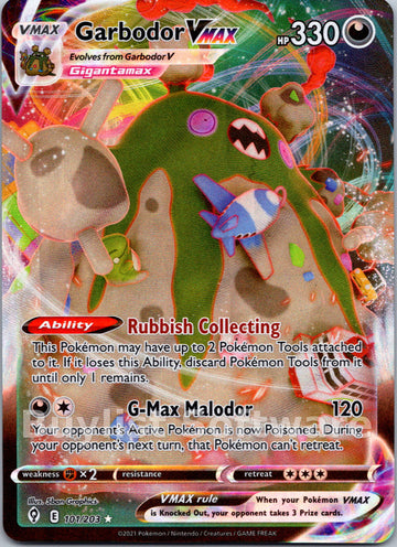 Garbodor VMAX [101/203] [Evolving Skies] Holofoil