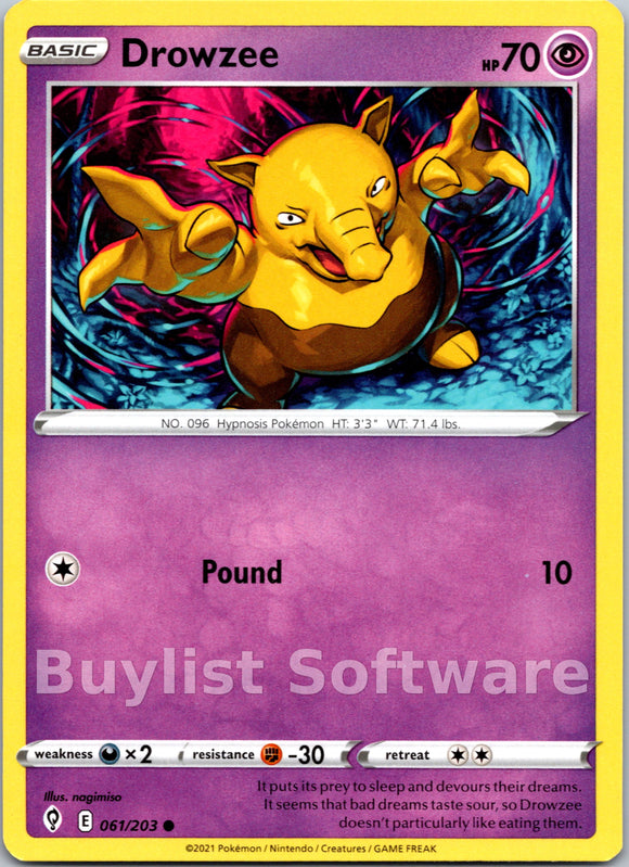 Drowzee [061/203] [Evolving Skies]