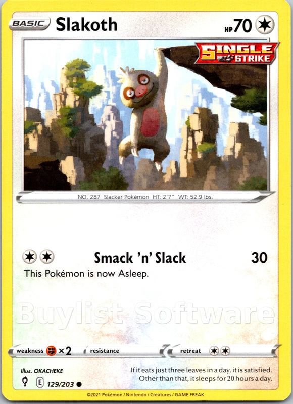 Slakoth [129/203] [Evolving Skies]