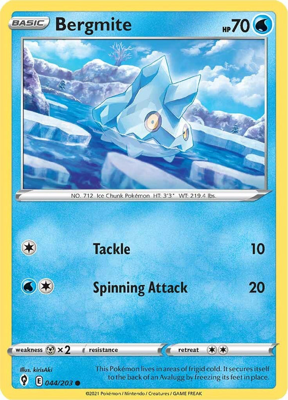 Bergmite [044/203] [Evolving Skies] Reverse Holofoil