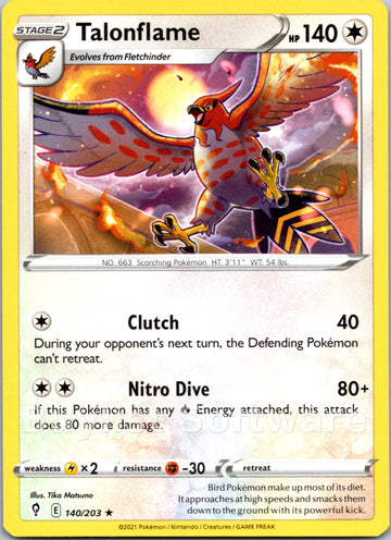 Talonflame [140/203] [Evolving Skies]