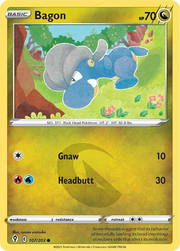 Bagon [107/203] [Evolving Skies] Reverse Holofoil