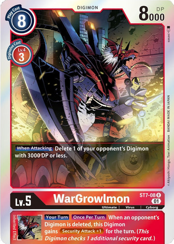 WarGrowlmon [ST7-08] [Starter Deck 07: Gallantmon] Foil