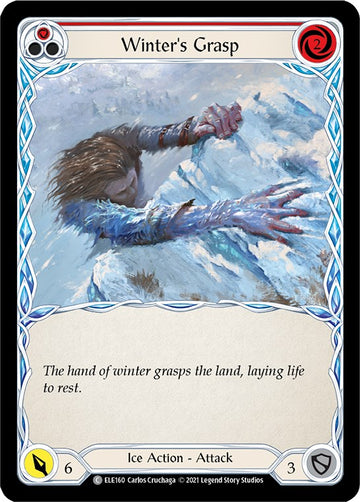 Winter's Grasp (Red) [ELE160] [Tales of Aria] Unlimited Edition Rainbow Foil