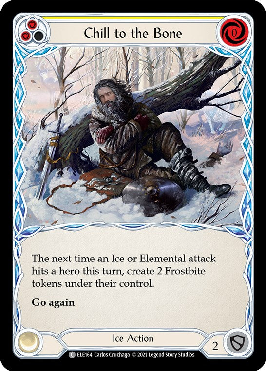 Chill to the Bone (Yellow) [ELE164] [Tales of Aria] Unlimited Edition Rainbow Foil