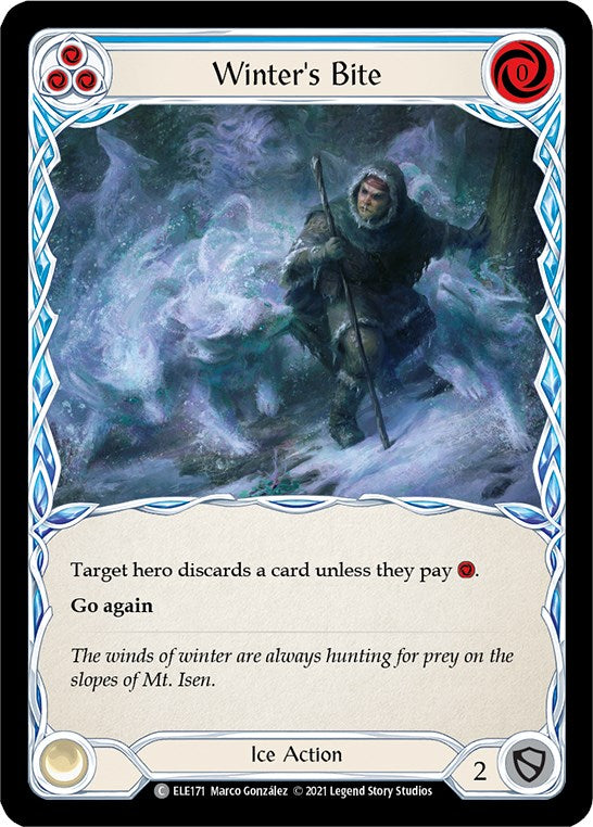 Winter's Bite (Blue) [ELE171] [Tales of Aria] 1st Edition Normal