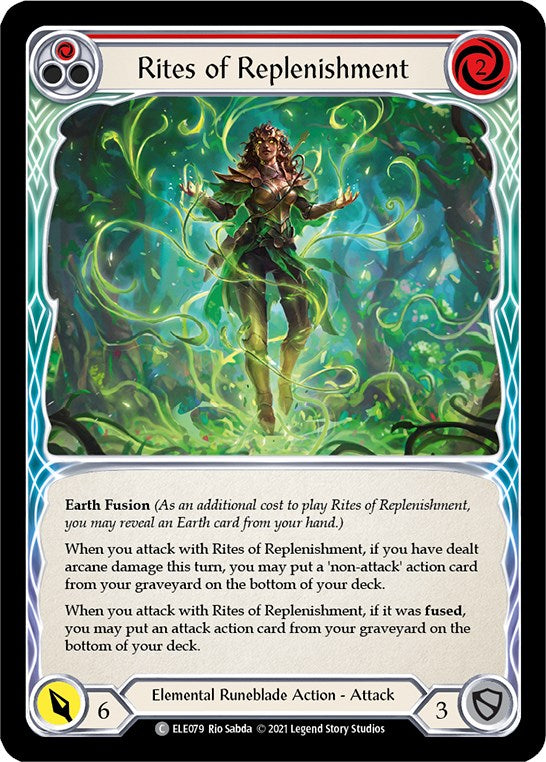 Rites of Replenishment (Red) [ELE079] [Tales of Aria] Unlimited Edition Rainbow Foil