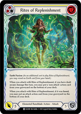 Rites of Replenishment (Yellow) [ELE080] [Tales of Aria] Unlimited Edition Rainbow Foil