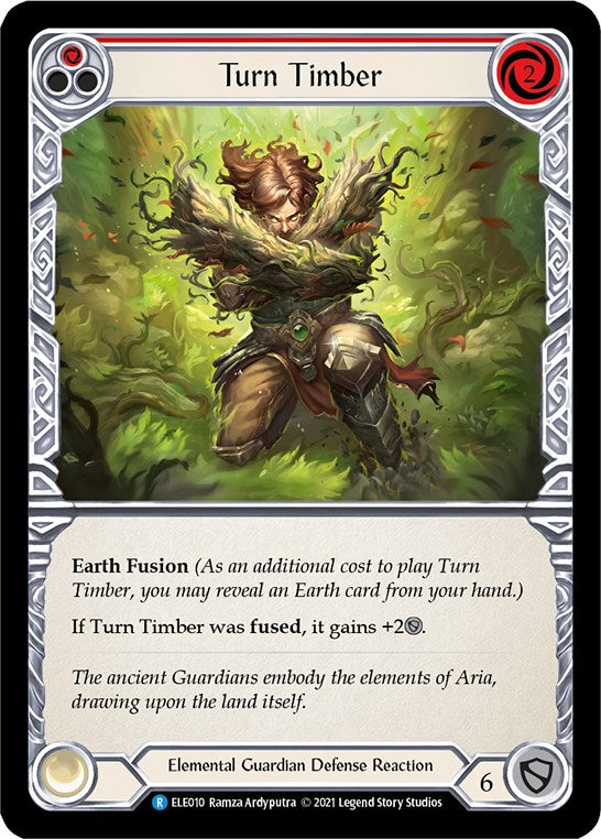 Turn Timber (Red) [ELE010] [Tales of Aria] 1st Edition Normal