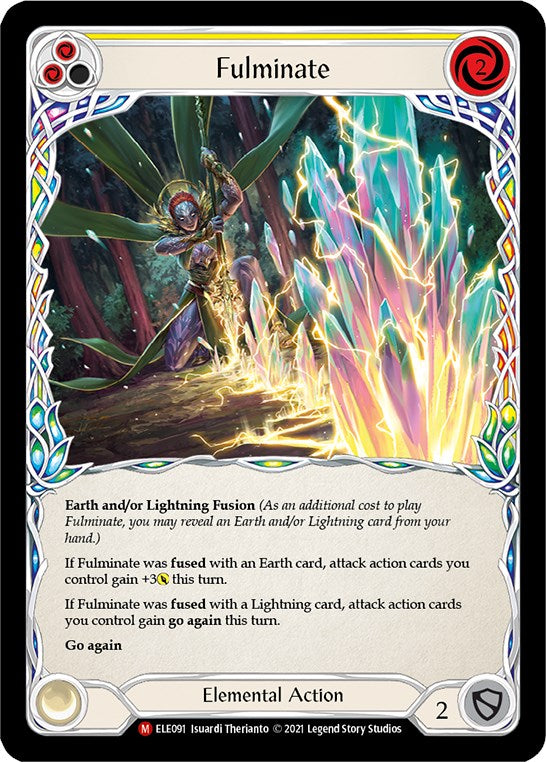 Fulminate [ELE091] [Tales of Aria] Unlimited Edition Rainbow Foil