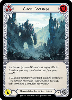 Glacial Footsteps (Blue) [ELE018] [Tales of Aria] 1st Edition Normal