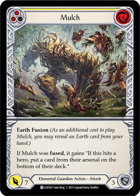 Mulch (Yellow) [ELE020] [Tales of Aria] 1st Edition Rainbow Foil