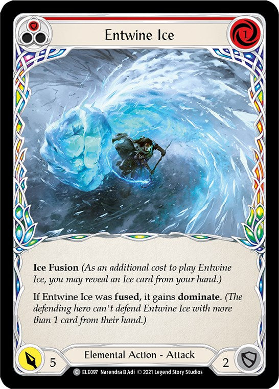 Entwine Ice (Red) [ELE097] [Tales of Aria] Unlimited Edition Normal