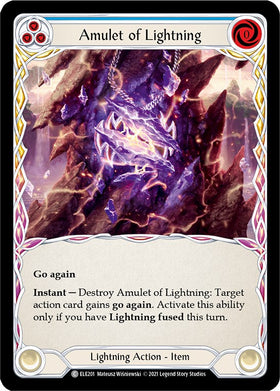 Amulet of Lightning [ELE201] [Tales of Aria] Unlimited Edition Rainbow Foil