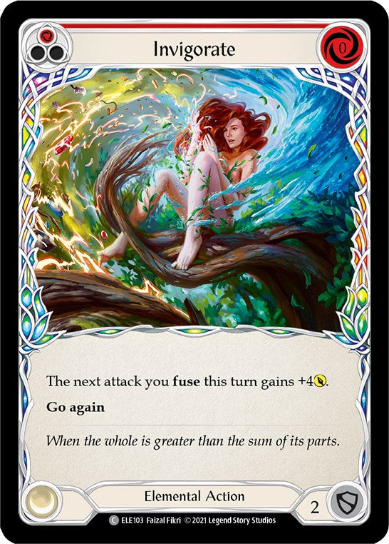 Invigorate (Red) [ELE103] [Tales of Aria] 1st Edition Normal