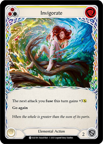 Invigorate (Yellow) [ELE104] [Tales of Aria] 1st Edition Normal