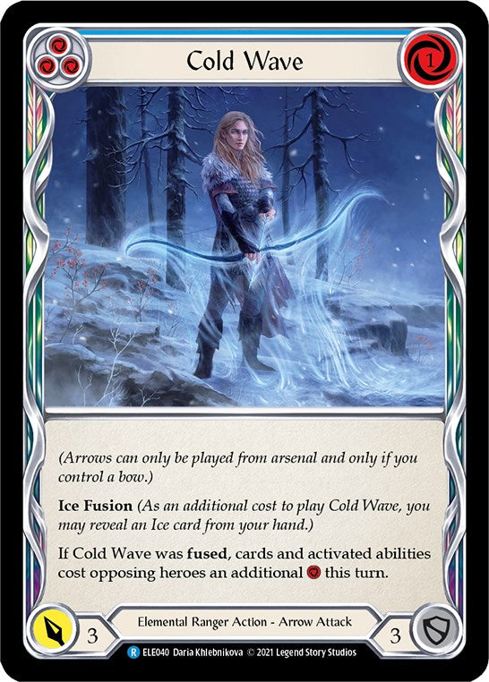 Cold Wave (Blue) [ELE040] [Tales of Aria] Unlimited Edition Normal