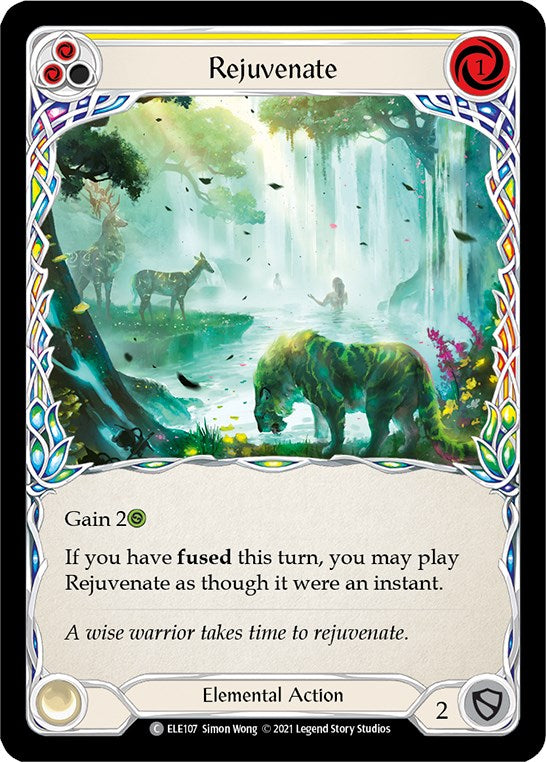 Rejuvenate (Yellow) [ELE107] [Tales of Aria] 1st Edition Normal