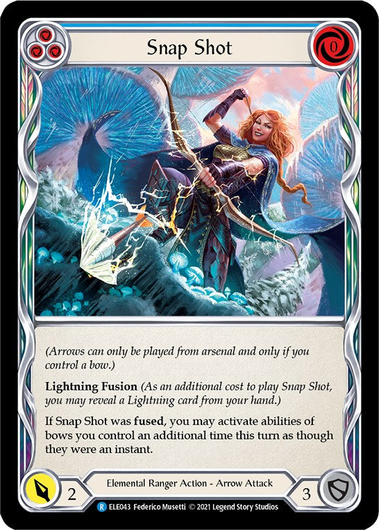 Snap Shot (Blue) [ELE043] [Tales of Aria] 1st Edition Normal