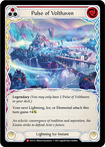 Pulse of Volthaven [ELE112] [Tales of Aria] 1st Edition Cold Foil