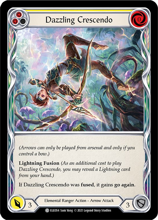 Dazzling Crescendo (Yellow) [ELE054] [Tales of Aria] 1st Edition Normal